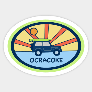 Ocracoke Beach Days Sticker